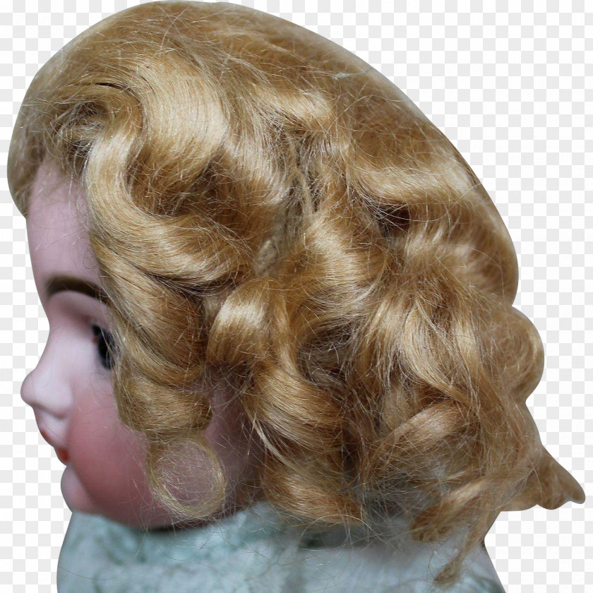 Hair Wig Blond Long Ringlet PNG