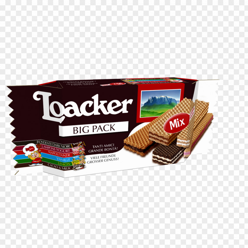 Milk Pack Wafer Bolzano Chocolate Loacker PNG