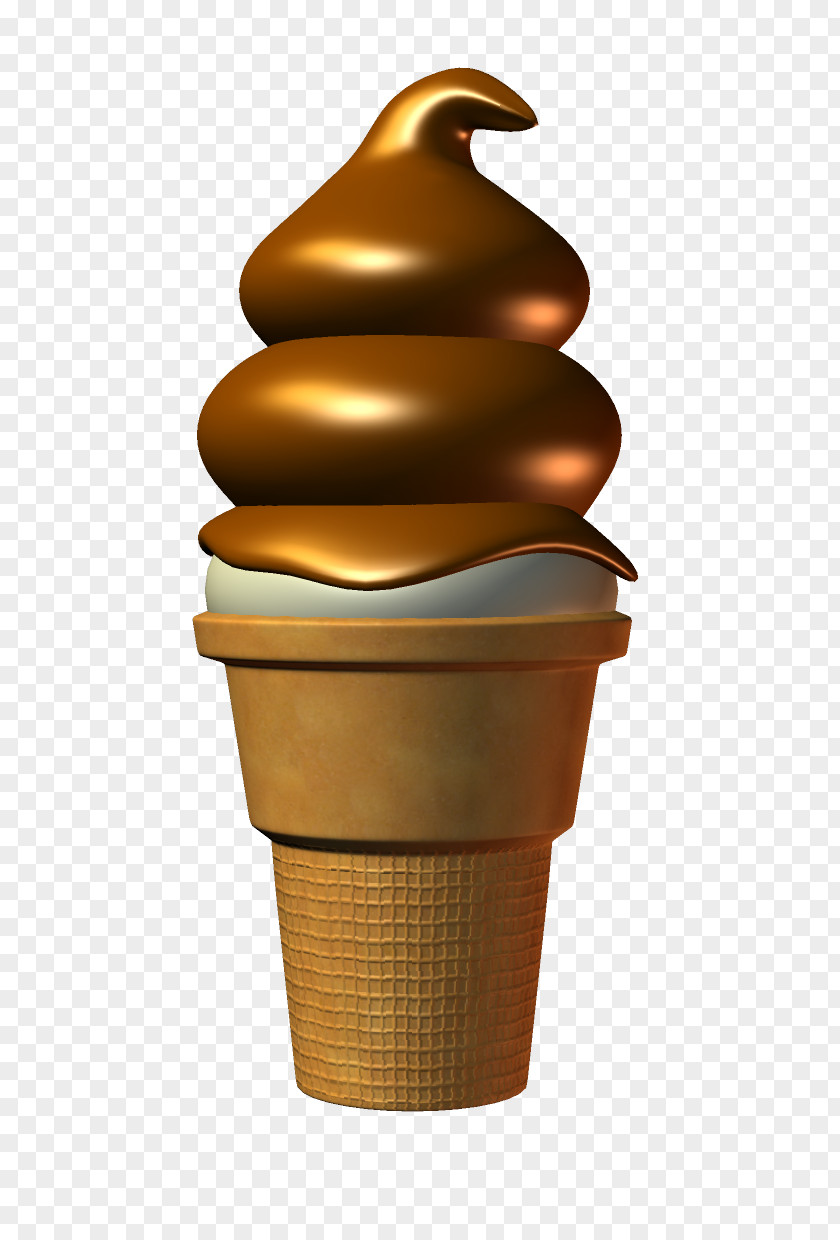 Cones Chocolate Ice Cream Cone Sundae PNG