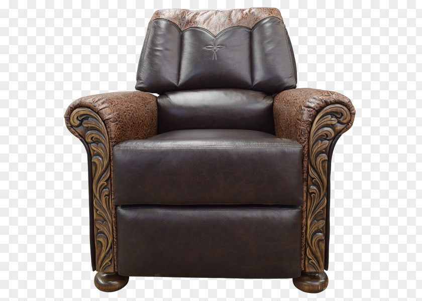 Practical Wooden Tub Recliner Loveseat Club Chair Couch Leather PNG