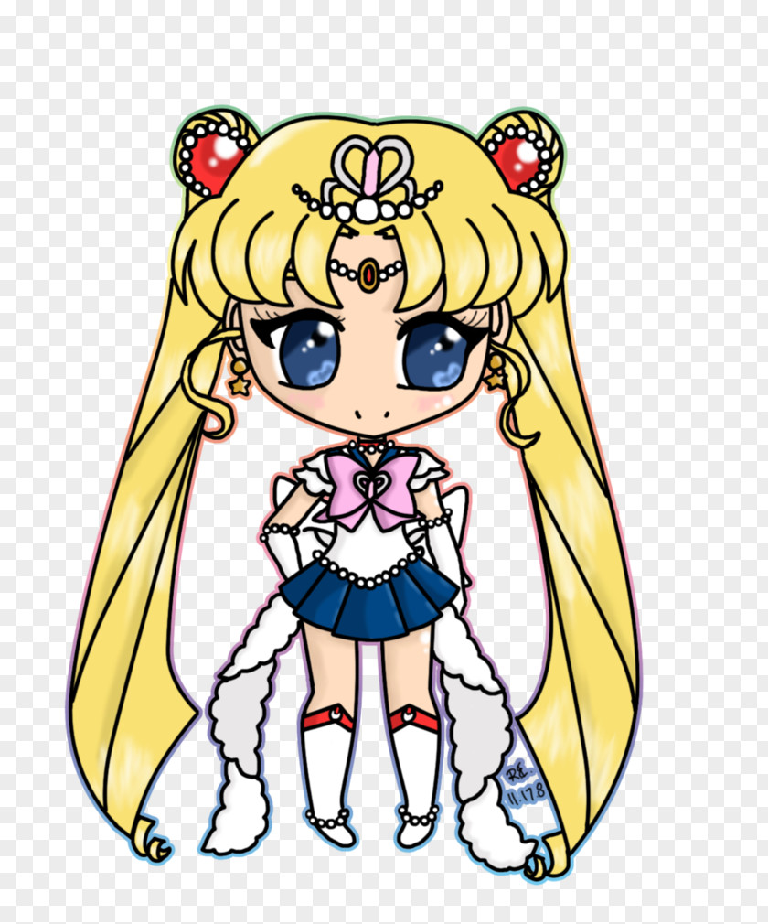 Sailor Moon Mercury ChibiChibi Art PNG
