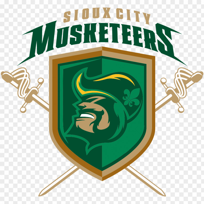 Sioux City Musketeers United States Hockey League Tyson Events Center Logo Ice PNG