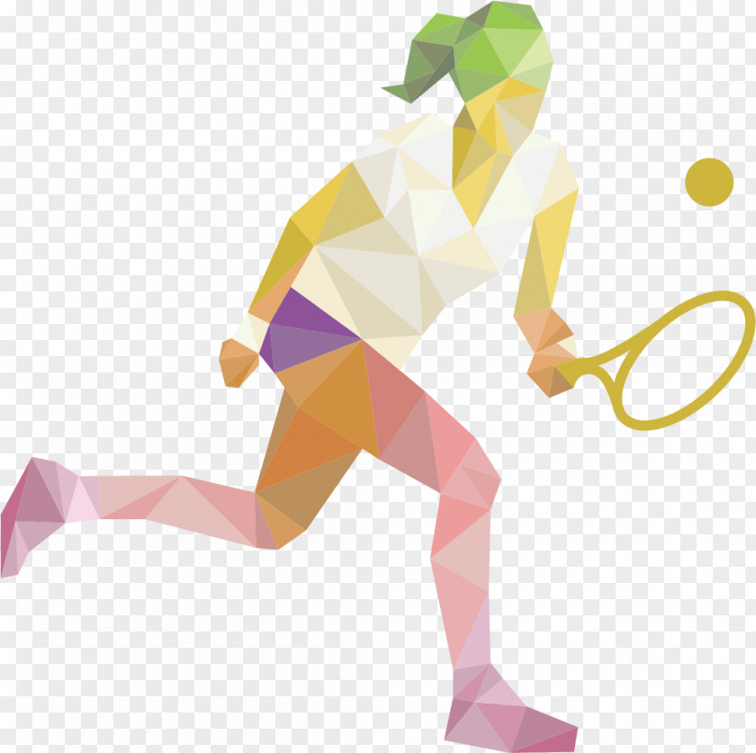 Sports Badminton Men Of Color Patches Tennis Player Racket PNG