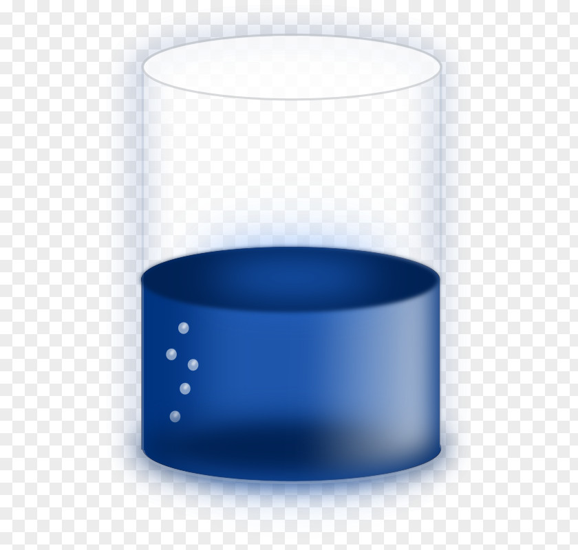 Water Glass Cylinder Beaker Clip Art PNG