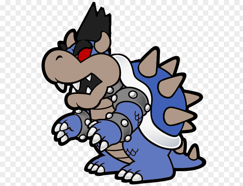 Bowser Super Paper Mario Bros. PNG