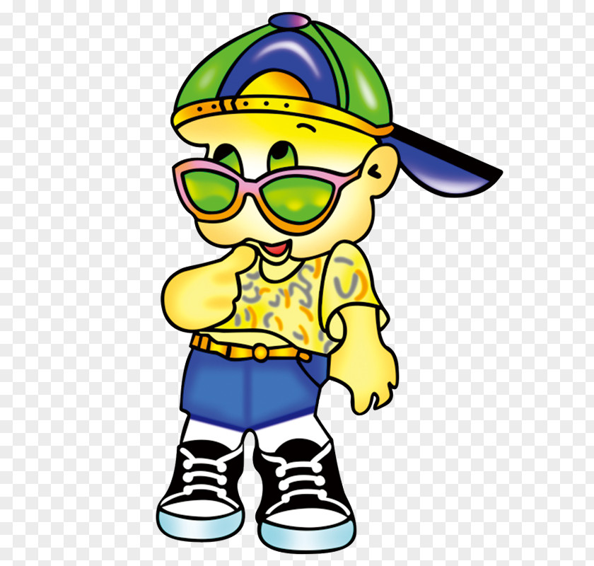 Cartoon Boy Glasses Child Clip Art PNG