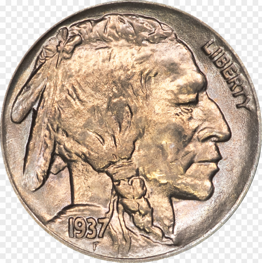 Coin Dime Buffalo Nickel Hobo PNG