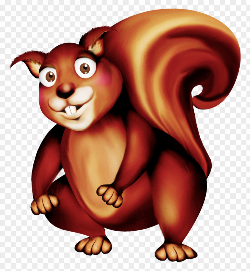Cute Squirrel Bear Clip Art PNG
