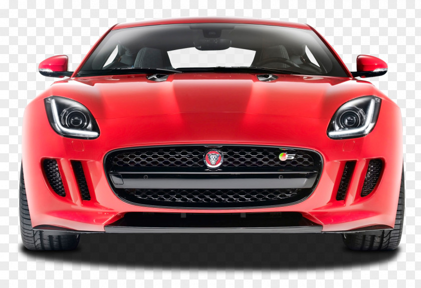 Front View Of Jaguar F Type R Car 2015 F-TYPE Coupe 2017 Sports PNG