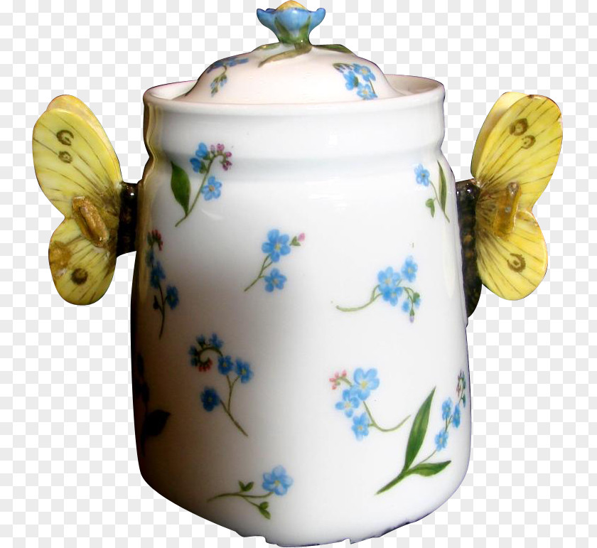 Kettle Teapot Sugar Bowl Porcelain Creamer PNG