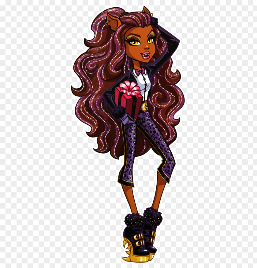 Monster High Clawdeen Frankie Stein Wolf Doll Basic PNG