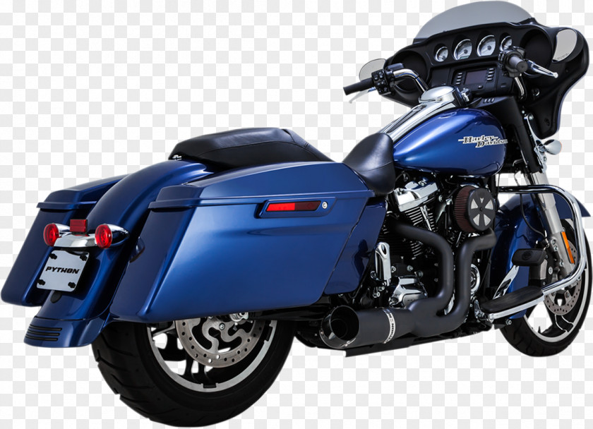 Motorcycle Exhaust System Harley-Davidson Electra Glide Street PNG