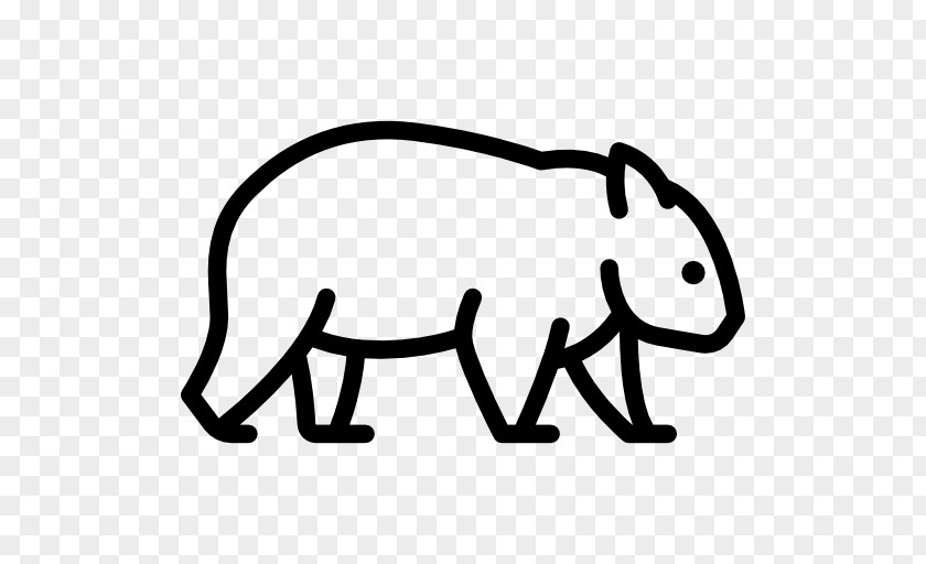 Wombat Animal Clip Art PNG