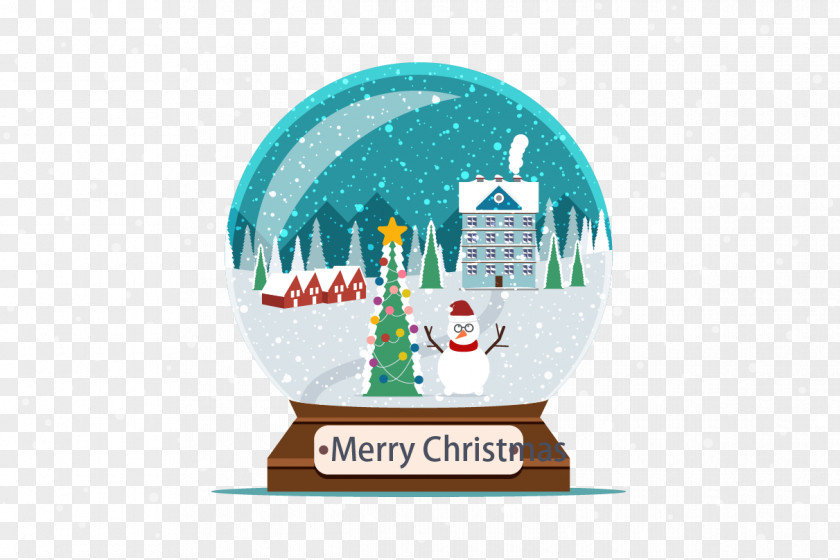 Christmas Crystal Ball Snow PNG