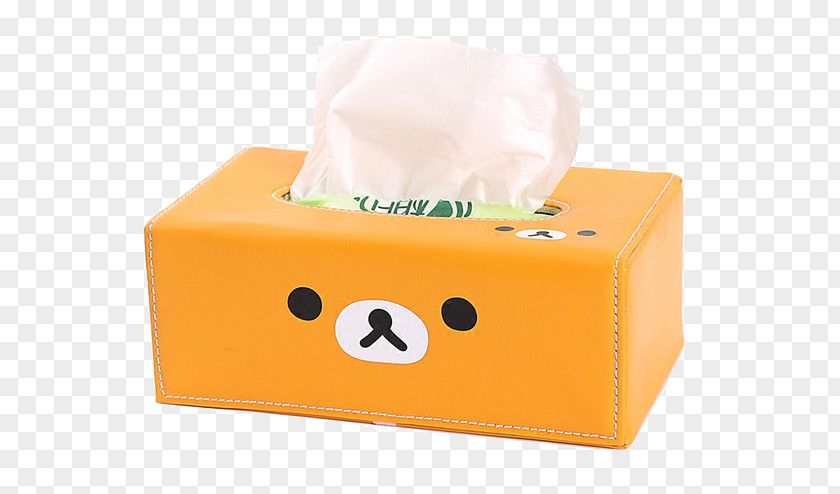 Living Room Cartoon Tissue Box Paper PNG