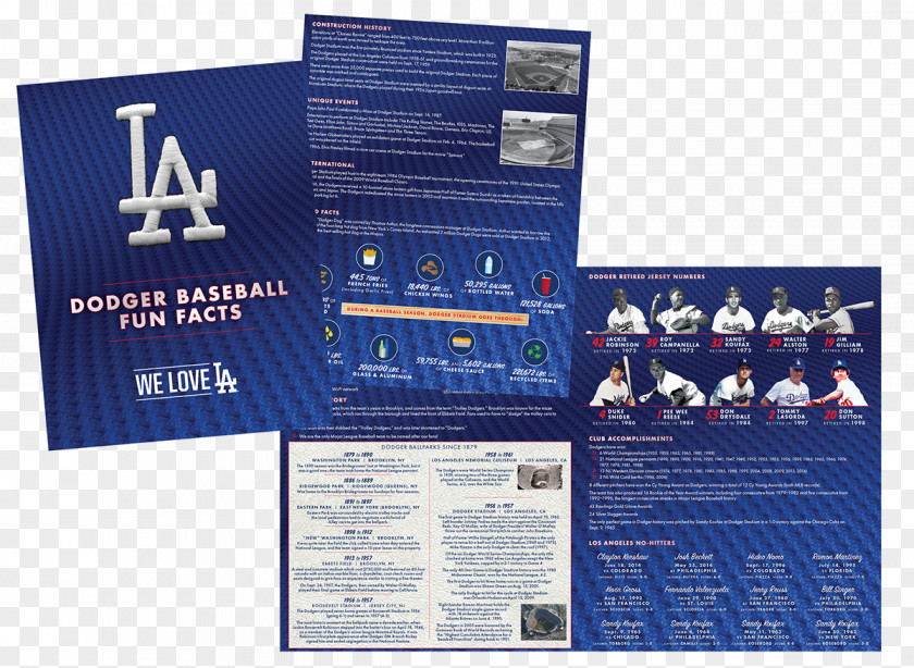 Los Angeles Dodgers Brand Font PNG