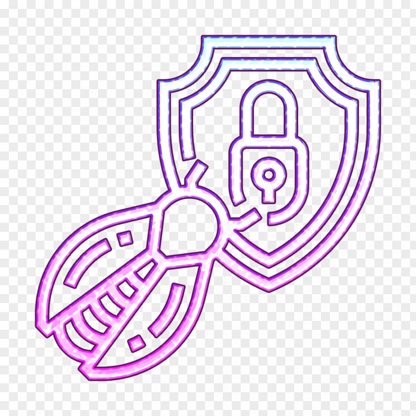 Protection Icon Cyber Crime Bug PNG