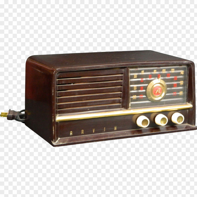 Radio Antique AM Broadcasting Transistor Table PNG