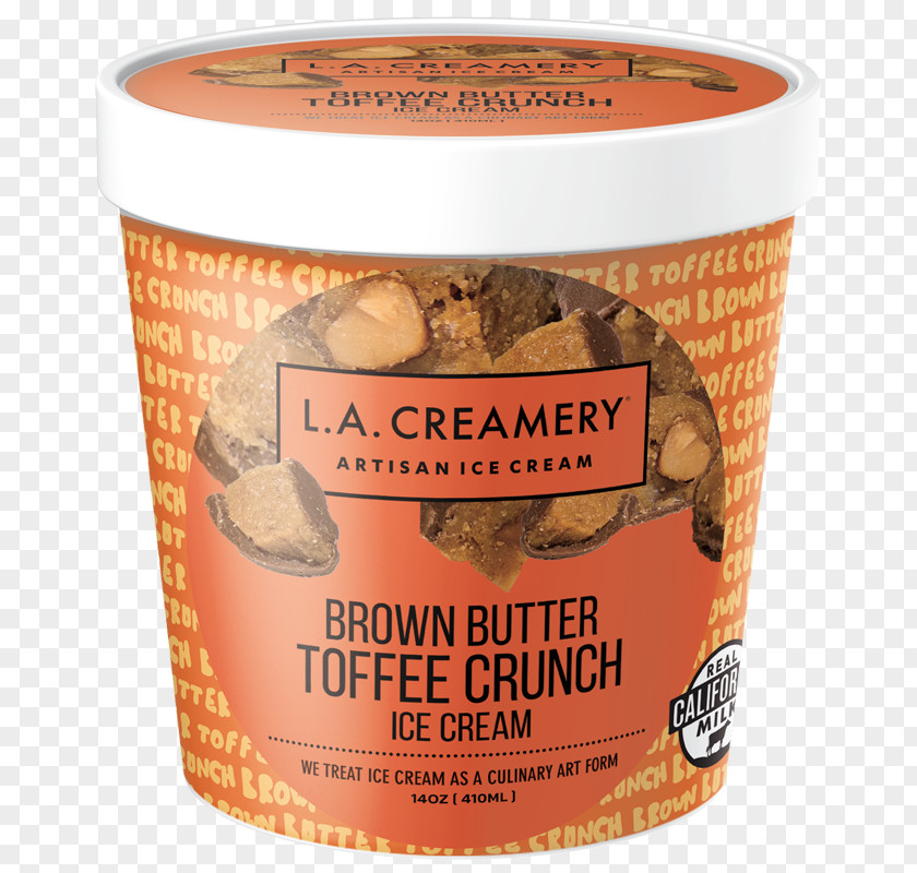 Ice Cream Creamery Ingredient Honeycomb Toffee Flavor PNG