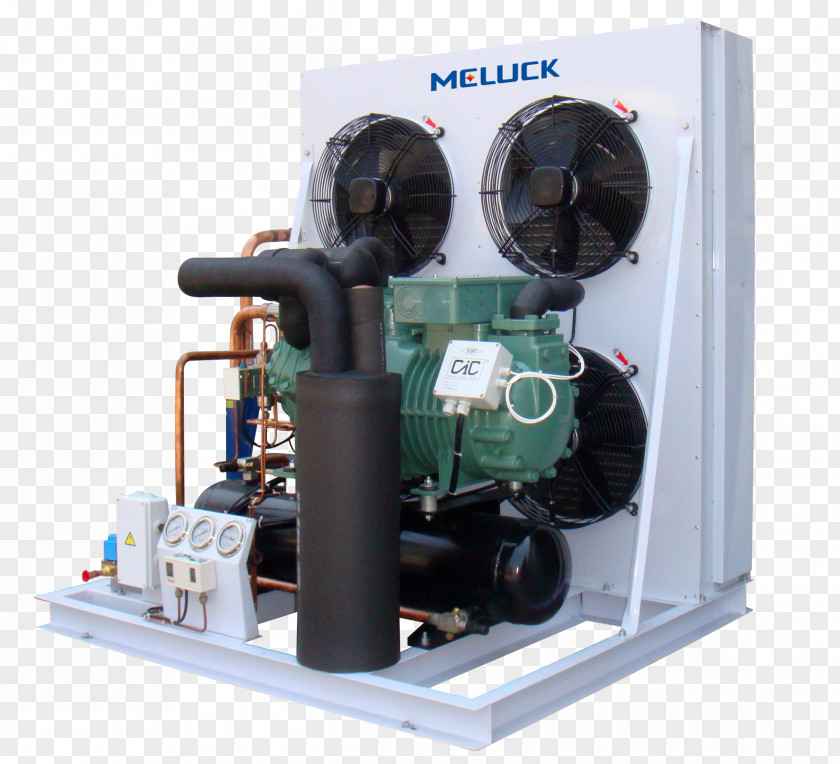 Machine Compressor Refrigeration Chiller Condensing Unit PNG