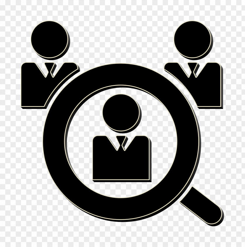 Male Job Search Symbol Icon Business PNG