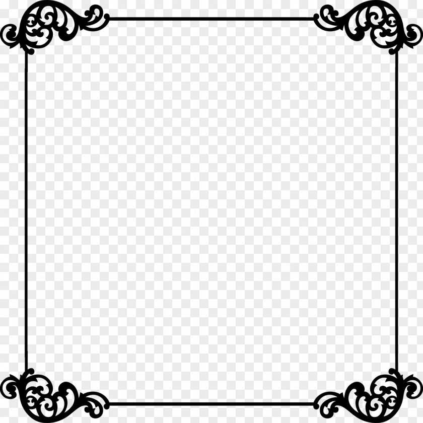 Simple Border Borders And Frames Clip Art PNG
