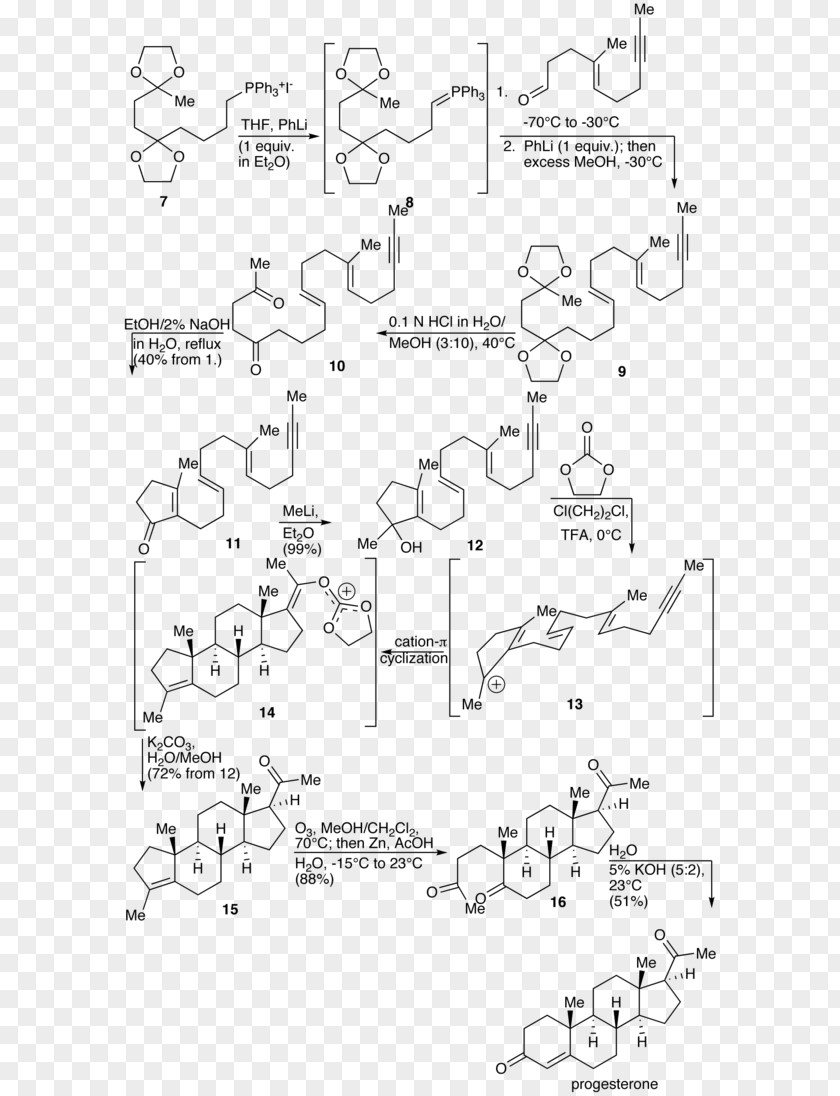 Strychnine Total Synthesis Progesterone Chemical Steroid Hormone Estrogen PNG