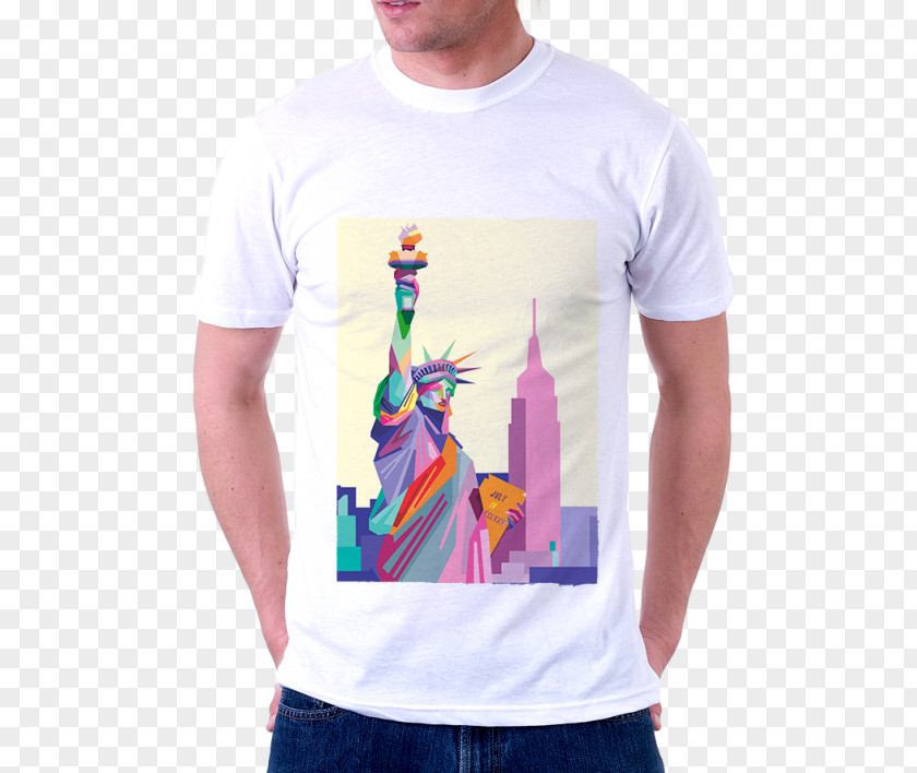 T-shirt Pop Art Painting Contemporary New York City PNG