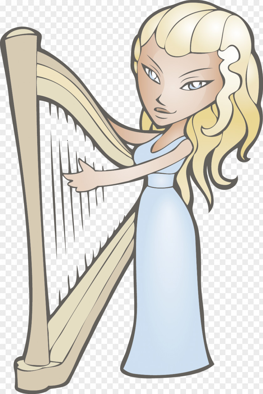 Vector Harp Euclidean Illustration PNG