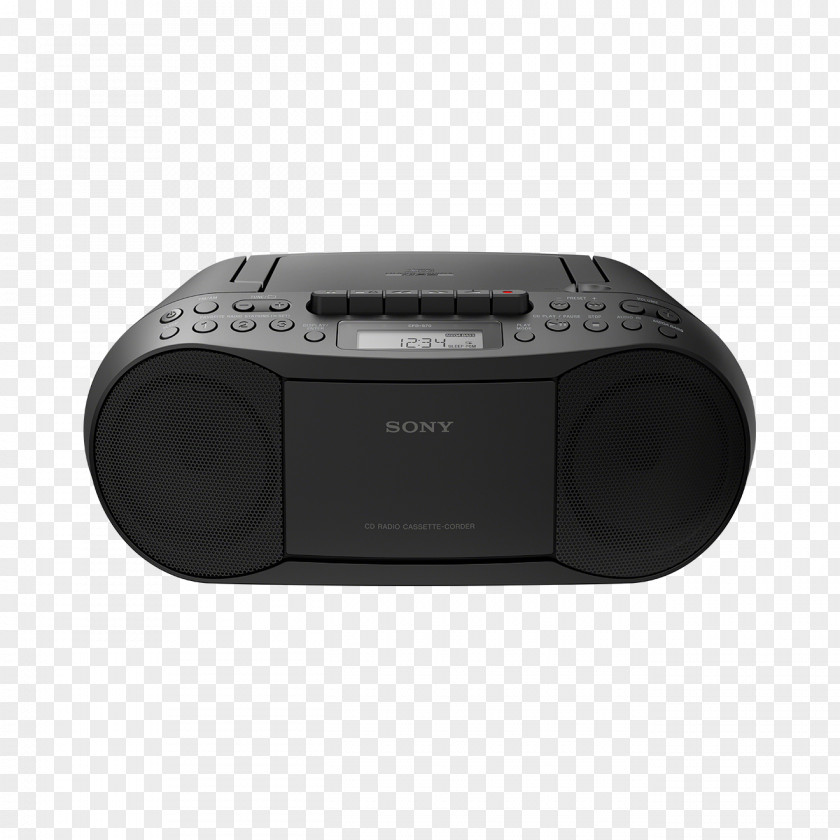 Audio Cassette Boombox Radio FM Broadcasting Compact Disc PNG