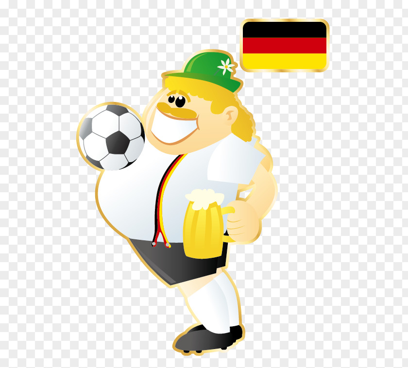 Cartoon Star FIFA World Cup Germany National Football Team Mascot PNG