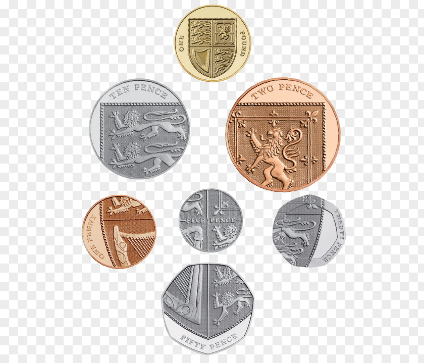 Coin Coins Of The Pound Sterling Crown Five Pence PNG