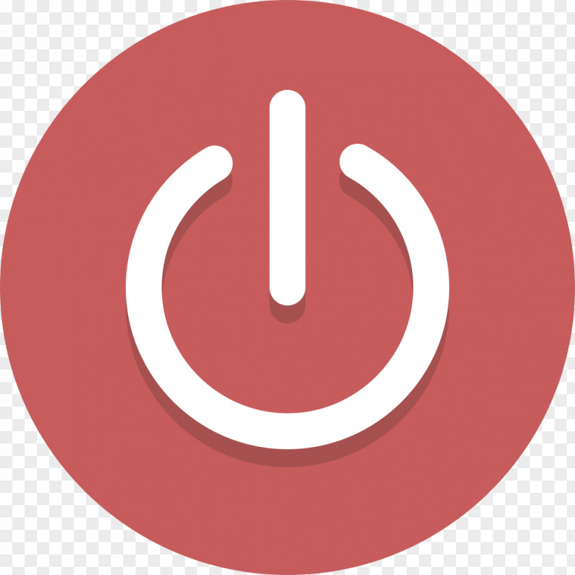 Login Button Power Symbol PNG