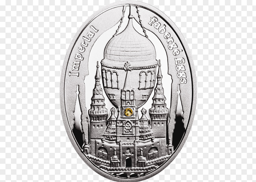 Moscow Kremlin Imperial Coronation Winter Fabergé Egg Duchess Of Marlborough Coin PNG
