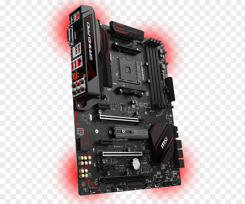 Socket AM4 DDR4 SDRAM ATX Motherboard MSI X370 GAMING PRO CARBON PNG