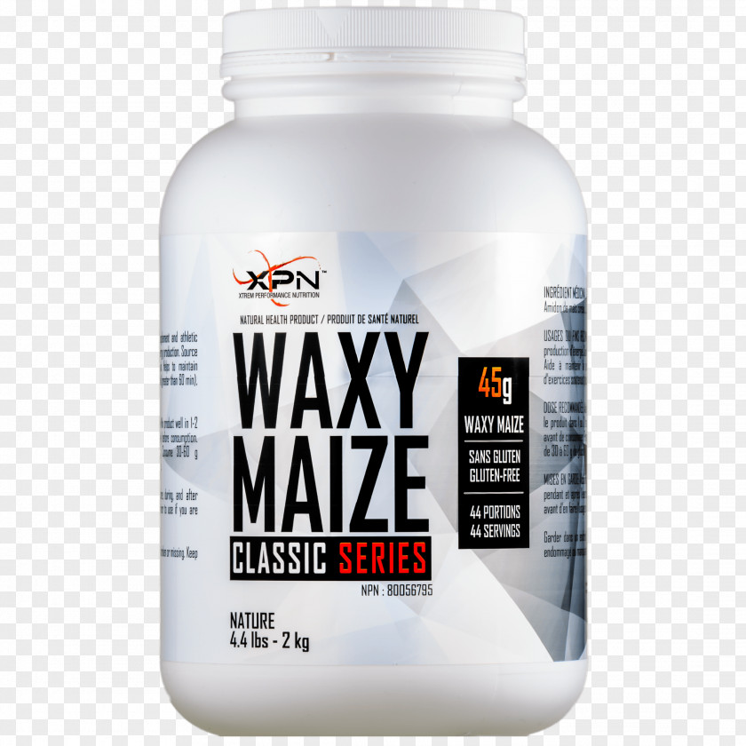 Waxy Corn Dietary Supplement Weight Gain Sports Nutrition Carbohydrate PNG