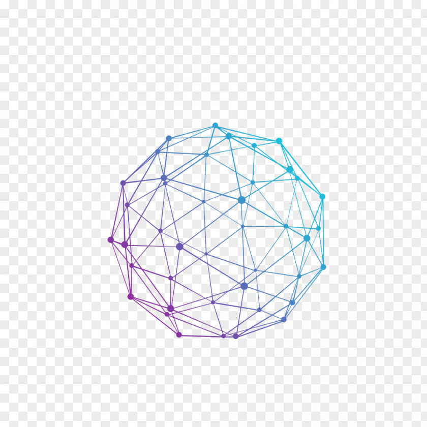 Line Decoration Ball Download Computer Network PNG