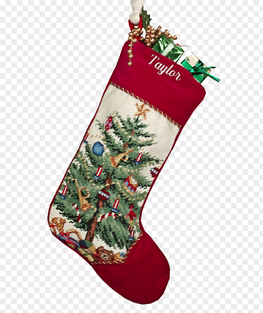 Santa Claus Christmas Ornament Stockings Tree PNG
