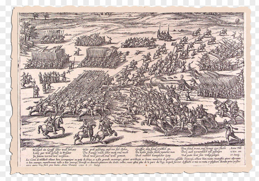 Slag Op De Hardenbergerheide Dutch Revolt Battle Of Heiligerlee On The Zuiderzee 1580s PNG