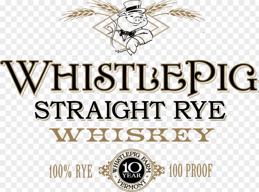 WhistlePig Straight Rye Whiskey Logo T-shirt PNG