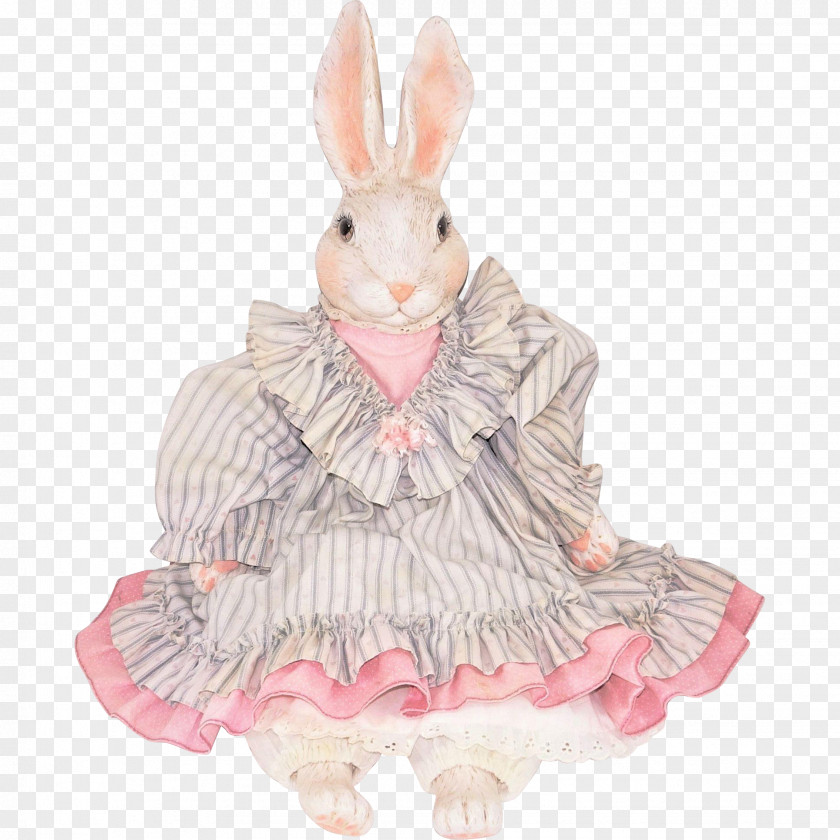 Alice In Wonderland Doll Ruby Lane Rabbit Cat Paw Easter Bunny PNG