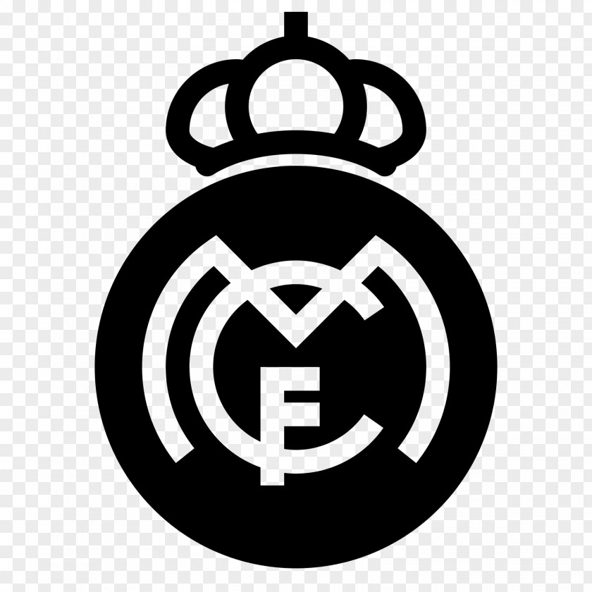 Black Real Madrid C.F. UEFA Champions League Symbol PNG