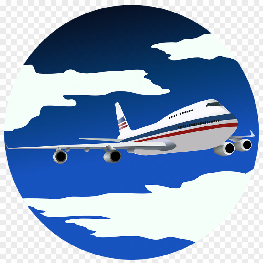Civil Aviation Airplane Cargo Aircraft Flight Boeing 747 PNG