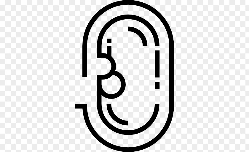Human Ear Line Brand White Number Clip Art PNG