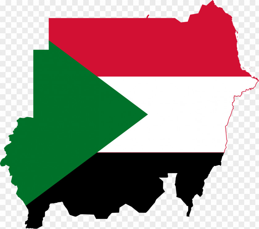 Map Flag Of Sudan South PNG