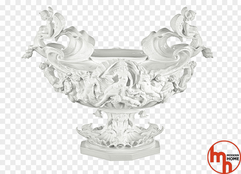 Silver Vase Figurine PNG