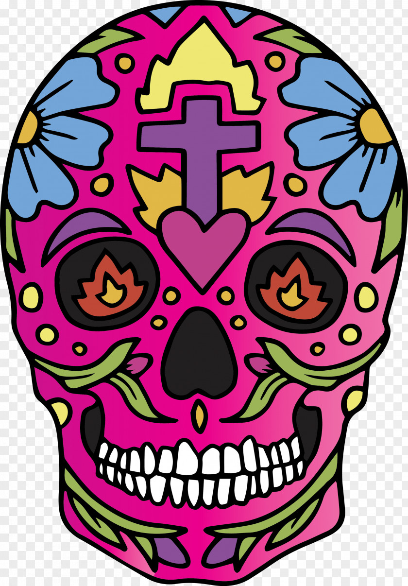 Skull Mexico Cinco De Mayo PNG