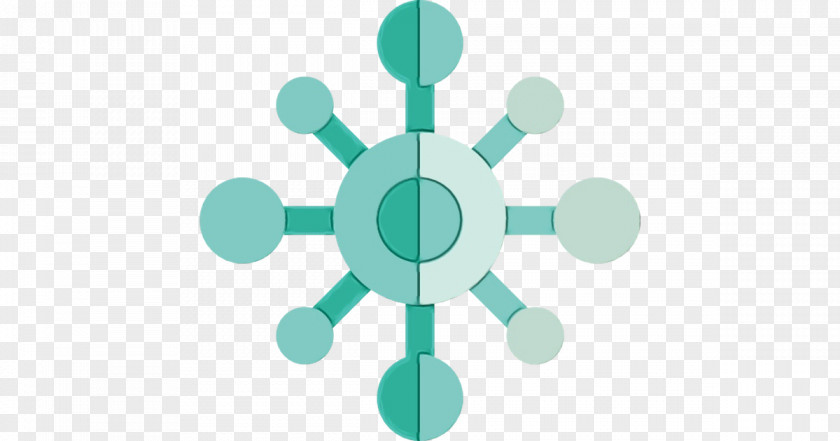 Symbol Symmetry Green Turquoise Line Circle PNG