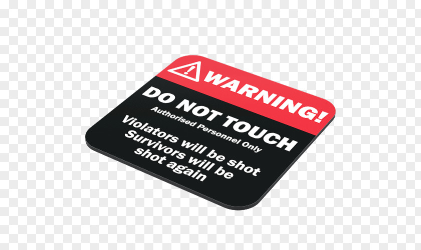 Warning Shot Font Brand Signage Product PNG