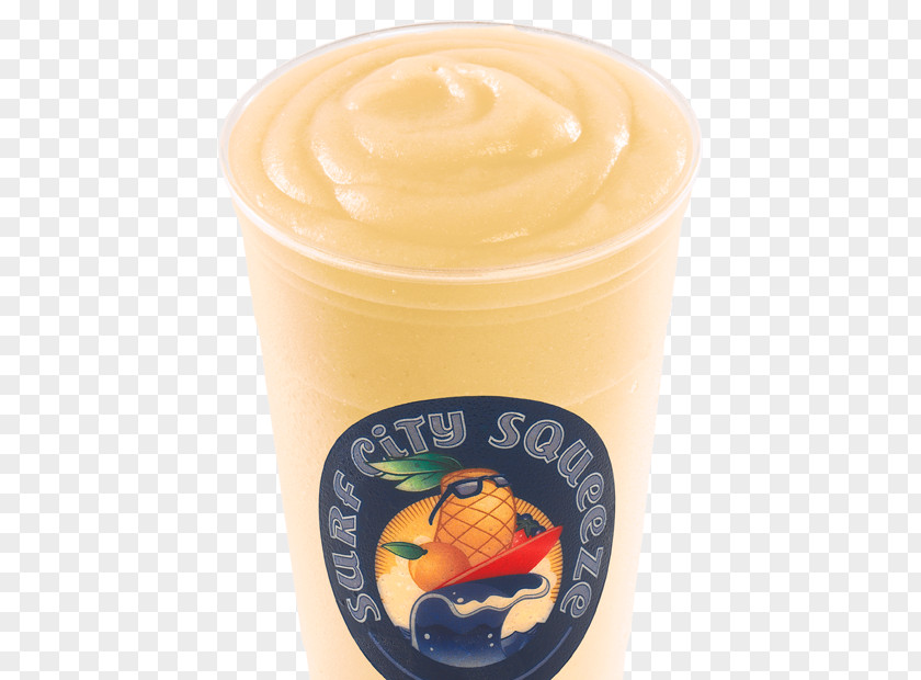 Banana In Coconut Milk Smoothie Juice Slush Lemonade Surf City Squeeze PNG